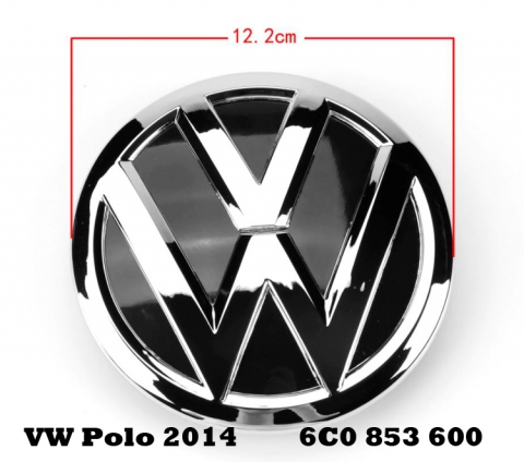 VW Polo 122 mm Kühlergrill Emblem
